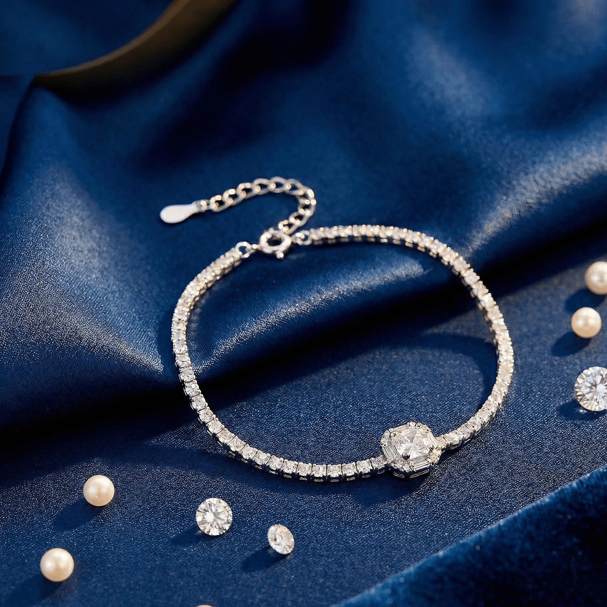 Stone Diamond studded bracelet