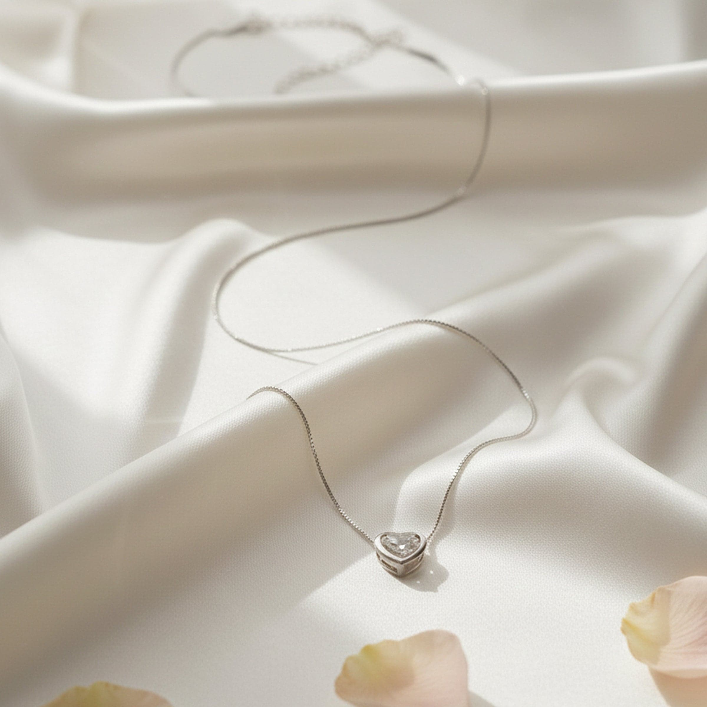 Mini Diamond Heart Pendant